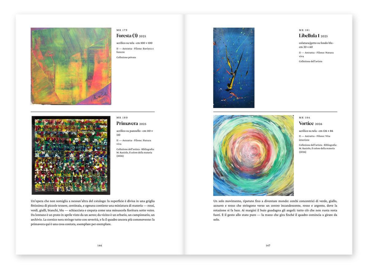 Mario Raniolo. Catalogo ragionato delle opere. Volume I, 2020–2026