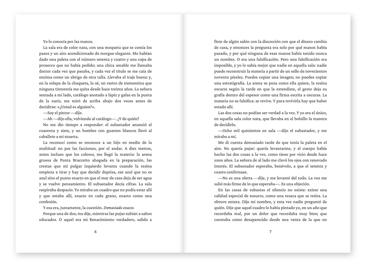 La materia no miente